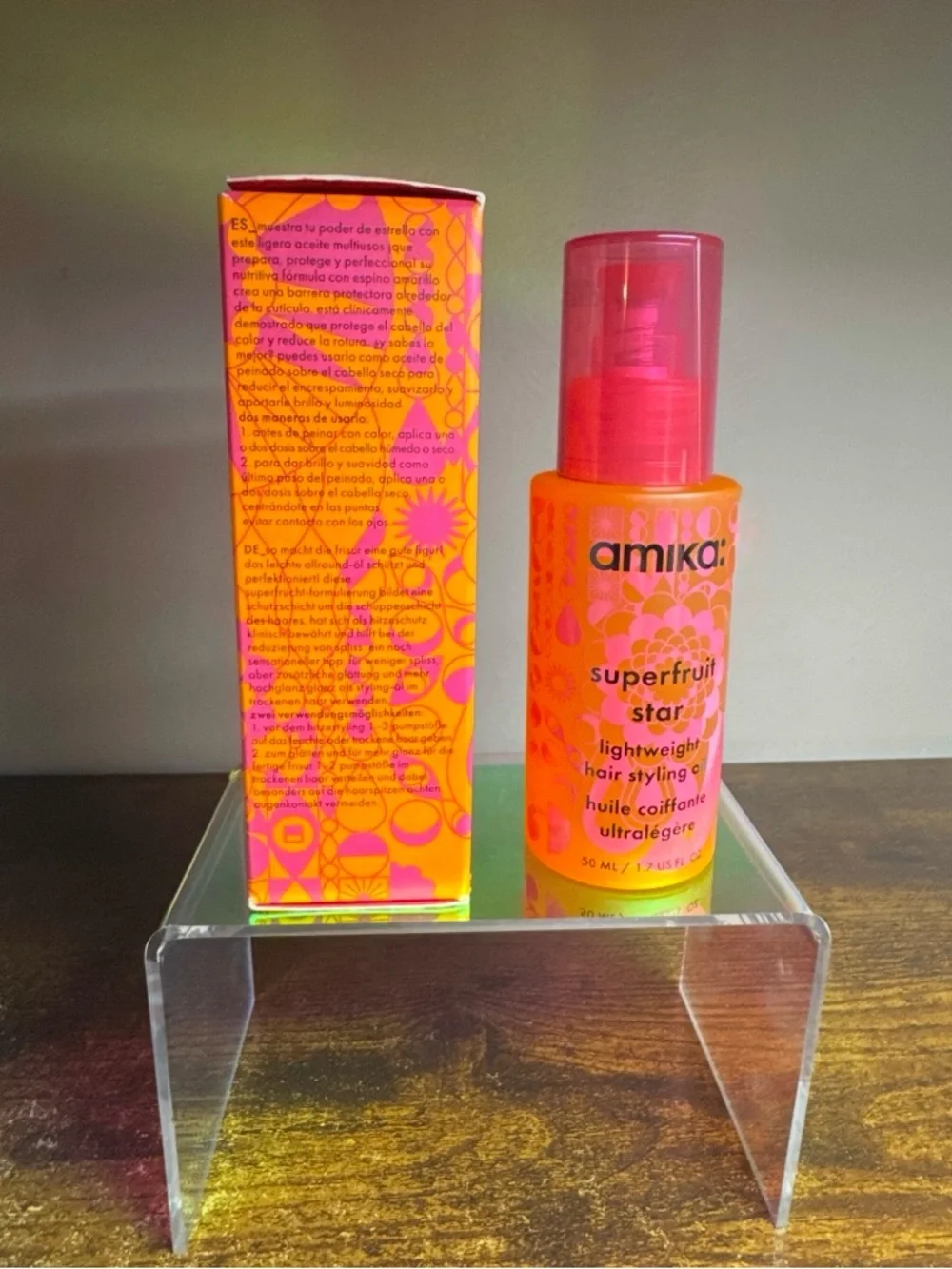 Amika Superfruit Star Lightweight Hair Styling Oil 1.7oz